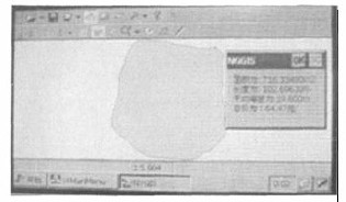 圖2 繞地一圈測得的圖形